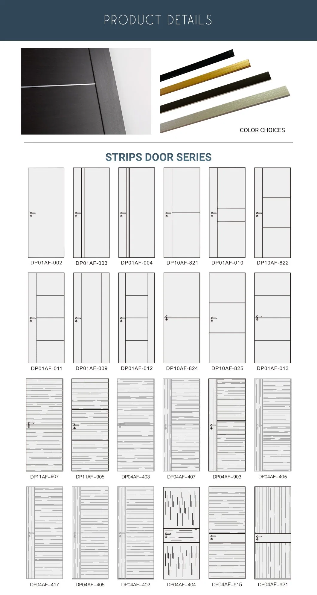 Basic Customization Water Proof Fire Rated Swing Sliding Wooden Interior Glass Sliding Custom French Folding Internal MDF Solid Wood PVC Bathroom Door Design