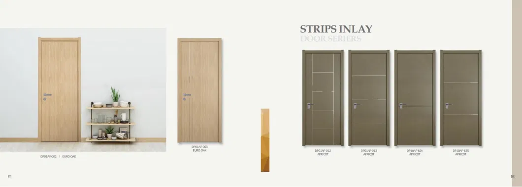 Basic Customization Water Proof Fire Rated Swing Sliding Wooden Interior Glass Sliding Custom French Folding Internal MDF Solid Wood PVC Bathroom Door Design