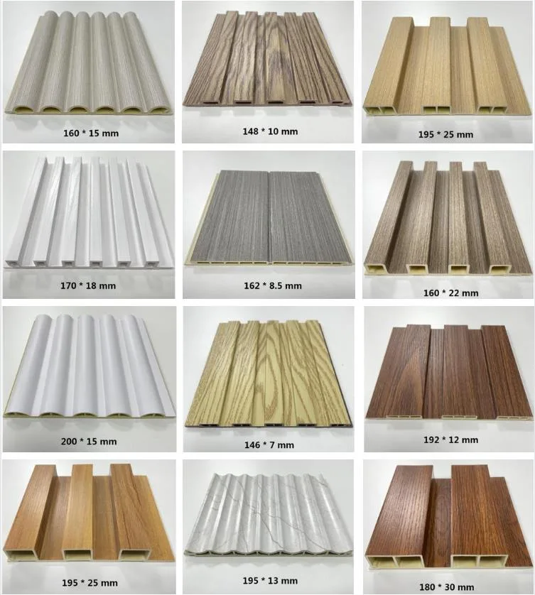 Factory Cheap Price Eco-Friendly Waterproof WPC Fluted Wall Panel