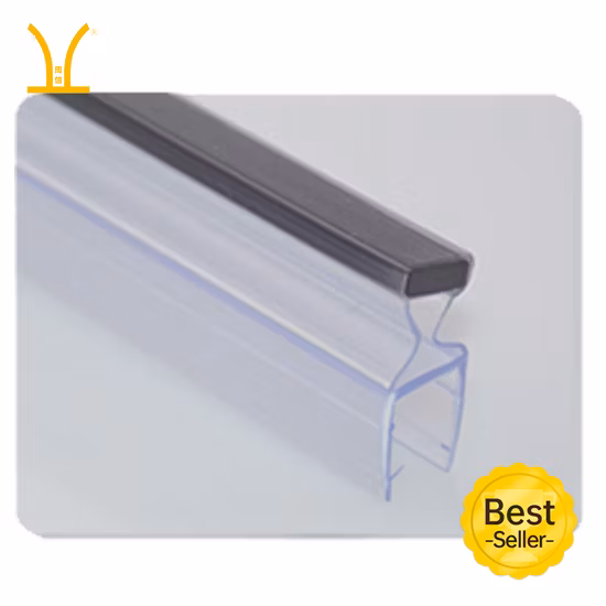 Badezimmer-Glastür, magnetischer PVC-wasserdichter Dichtungsstreifen